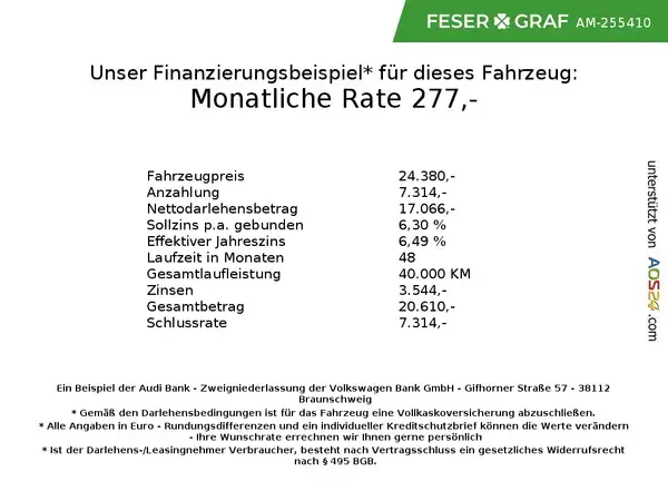AUDI A3 SPORTBACK (10/13)
